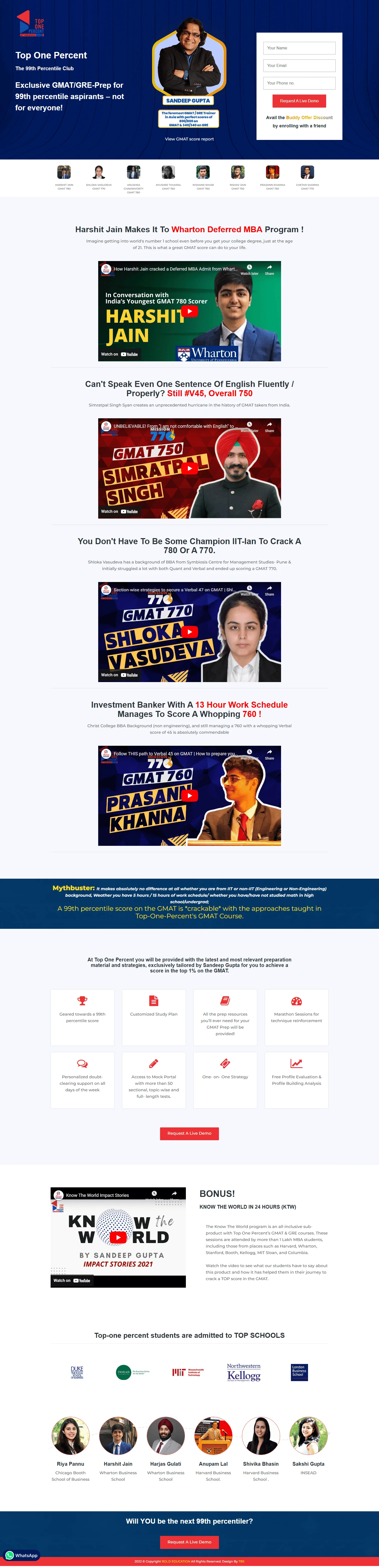 Top One Percent LMS App